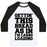 Virgin Teez  Baseball Tee Unisex Classic Baseball Tee / x-small / White/Black GETTIN' THIS BREAD AS IN I'M CARBO LOADING UNISEX CLASSIC BASEBALL TEE