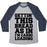 Virgin Teez  Baseball Tee Unisex Tri-Blend Baseball Tee / small / Athletic Gray / Navy GETTIN' THIS BREAD AS IN I'M CARBO LOADING UNISEX TRI-BLEND BASEBALL TEE