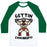Virgin Teez  Baseball Tee Unisex Classic Baseball Tee / x-small / White/Dark Green GETTIN ZANGBEEFY PARODY UNISEX CLASSIC BASEBALL TEE