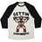 Virgin Teez  Baseball Tee Unisex Tri-Blend Baseball Tee / small / Oatmeal / Black GETTIN ZANGBEEFY PARODY UNISEX TRI-BLEND BASEBALL TEE