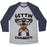 Virgin Teez  Baseball Tee Unisex Tri-Blend Baseball Tee / small / Athletic Gray / Navy GETTIN ZANGBEEFY PARODY UNISEX TRI-BLEND BASEBALL TEE