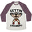 Virgin Teez  Baseball Tee Unisex Tri-Blend Baseball Tee / small / Oatmeal / Maroon GETTIN ZANGBEEFY PARODY UNISEX TRI-BLEND BASEBALL TEE