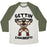 Virgin Teez  Baseball Tee Unisex Tri-Blend Baseball Tee / small / Oatmeal / Moss GETTIN ZANGBEEFY PARODY UNISEX TRI-BLEND BASEBALL TEE