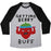 Virgin Teez  Baseball Tee Unisex Tri-Blend Baseball Tee / small / Athletic Gray / Black GETTING BERRY BUFF UNISEX TRI-BLEND BASEBALL TEE