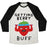 Virgin Teez  Baseball Tee Unisex Tri-Blend Baseball Tee / small / Oatmeal / Black GETTING BERRY BUFF UNISEX TRI-BLEND BASEBALL TEE