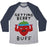 Virgin Teez  Baseball Tee Unisex Tri-Blend Baseball Tee / small / Athletic Gray / Navy GETTING BERRY BUFF UNISEX TRI-BLEND BASEBALL TEE