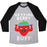 Virgin Teez  Baseball Tee Unisex Tri-Blend Baseball Tee / small / Athletic Gray / Black GETTING BERRY BUFF UNISEX TRI-BLEND BASEBALL TEE