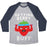 Virgin Teez  Baseball Tee Unisex Tri-Blend Baseball Tee / small / Athletic Gray / Navy GETTING BERRY BUFF UNISEX TRI-BLEND BASEBALL TEE