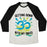 Virgin Teez  Baseball Tee Unisex Tri-Blend Baseball Tee / small / Oatmeal / Black GETTING DOWN WITH MY OMIES UNISEX TRI-BLEND BASEBALL TEE