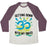 Virgin Teez  Baseball Tee Unisex Tri-Blend Baseball Tee / small / Oatmeal / Maroon GETTING DOWN WITH MY OMIES UNISEX TRI-BLEND BASEBALL TEE