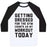 Virgin Teez  Baseball Tee Unisex Classic Baseball Tee / x-small / White/Black GETTING DRESSED FOR THE GYM COUNTS AS MY WORKOUT TODAY UNISEX CLASSIC BASEBALL TEE