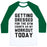 Virgin Teez  Baseball Tee Unisex Classic Baseball Tee / x-small / White/Dark Green GETTING DRESSED FOR THE GYM COUNTS AS MY WORKOUT TODAY UNISEX CLASSIC BASEBALL TEE