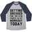 Virgin Teez  Baseball Tee Unisex Tri-Blend Baseball Tee / small / Athletic Gray / Navy GETTING DRESSED FOR THE GYM COUNTS AS MY WORKOUT TODAY UNISEX TRI-BLEND BASEBALL TEE