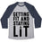 Virgin Teez  Baseball Tee Unisex Tri-Blend Baseball Tee / small / Athletic Gray / Navy GETTING FIT AND STAYING LIT UNISEX TRI-BLEND BASEBALL TEE