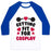 Virgin Teez  Baseball Tee Unisex Classic Baseball Tee / x-small / White/Blue GETTING FIT FOR COSPLAY UNISEX CLASSIC BASEBALL TEE