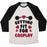 Virgin Teez  Baseball Tee Unisex Tri-Blend Baseball Tee / small / Oatmeal / Black GETTING FIT FOR COSPLAY UNISEX TRI-BLEND BASEBALL TEE