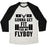 Virgin Teez  Baseball Tee Unisex Tri-Blend Baseball Tee / small / Oatmeal / Black GETTING FIT FOR MY FLYBOY UNISEX TRI-BLEND BASEBALL TEE
