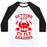 Virgin Teez  Baseball Tee Unisex Classic Baseball Tee / x-small / White/Black GETTING FIT TO FLY DRAGONS UNISEX CLASSIC BASEBALL TEE