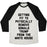 Virgin Teez  Baseball Tee Unisex Tri-Blend Baseball Tee / small / Oatmeal / Black GETTING FIT TO PHYSICALLY REMOVE DONALD TRUMP FROM THE WHITE HOUSE UNISEX TRI-BLEND BASEBALL TEE