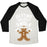Virgin Teez  Baseball Tee Unisex Tri-Blend Baseball Tee / small / Oatmeal / Black GETTING HOLIDAY SWOLE UNISEX TRI-BLEND BASEBALL TEE