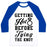 Virgin Teez  Baseball Tee Unisex Classic Baseball Tee / x-small / White/Blue GETTING HOT BEFORE TYING THE KNOT UNISEX CLASSIC BASEBALL TEE