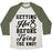 Virgin Teez  Baseball Tee Unisex Tri-Blend Baseball Tee / small / Oatmeal / Moss GETTING HOT BEFORE TYING THE KNOT UNISEX TRI-BLEND BASEBALL TEE