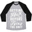 Virgin Teez  Baseball Tee Unisex Tri-Blend Baseball Tee / small / Athletic Gray / Black GETTING HOT BEFORE TYING THE KNOT WHT UNISEX TRI-BLEND BASEBALL TEE