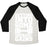 Virgin Teez  Baseball Tee Unisex Tri-Blend Baseball Tee / small / Oatmeal / Black GETTING INTO SOME SHENANIGAINS WHITE PRINT UNISEX TRI-BLEND BASEBALL TEE