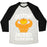 Virgin Teez  Baseball Tee Unisex Tri-Blend Baseball Tee / small / Oatmeal / Black GETTING JACKED-O-LANTERN UNISEX TRI-BLEND BASEBALL TEE