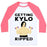 Virgin Teez  Baseball Tee Unisex Classic Baseball Tee / x-small / White/Neon Pink GETTING KYLO RIPPED UNISEX CLASSIC BASEBALL TEE