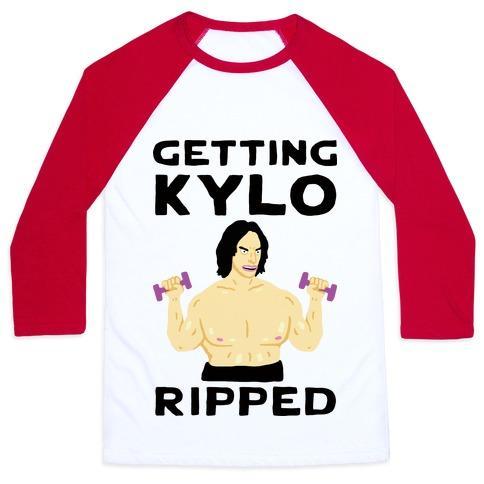 GETTING KYLO RIPPED UNISEX CLASSIC BASEBALL TEE