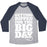 Virgin Teez  Baseball Tee Unisex Tri-Blend Baseball Tee / small / Athletic Gray / Navy GETTING RIPPED FOR THE BIG DAY UNISEX TRI-BLEND BASEBALL TEE