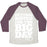 Virgin Teez  Baseball Tee Unisex Tri-Blend Baseball Tee / small / Oatmeal / Maroon GETTING RIPPED FOR THE BIG DAY UNISEX TRI-BLEND BASEBALL TEE