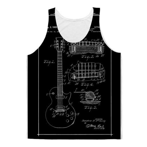 VIRGIN TEEZ Tank Tops XS gibson les paul patent Classic Sublimation Adult Tank Top
