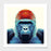 LUVD Framed Art Prints Gorilla - Colorful Animals Frame