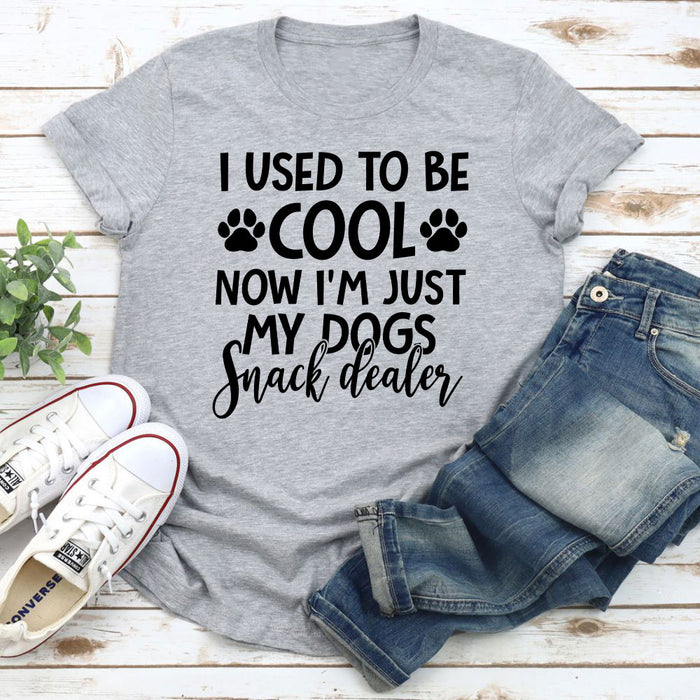 I Used To Be Cool Now Im Just My Dogs Snack Dealer T-Shirt