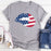 American Flag Lips T-Shirt