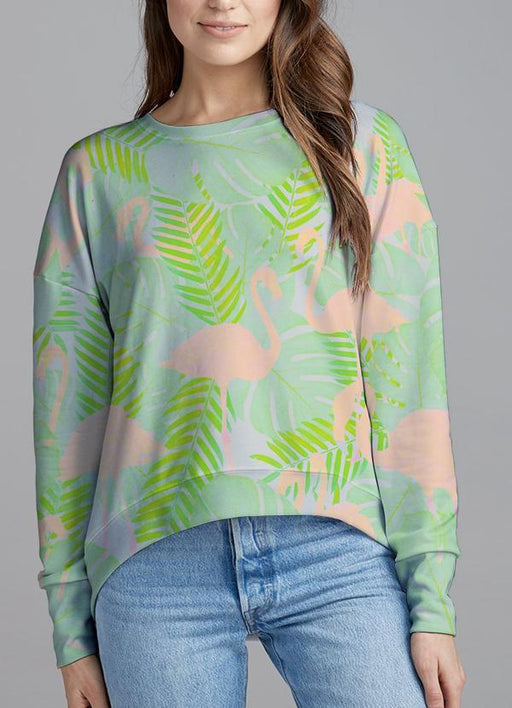 Virgin Teez Sweat Shirt Green Bird Sweat Shirt