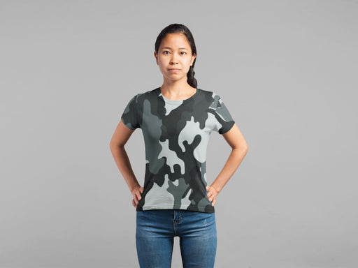 Grey camo Classic Sublimation Women's T-Shirt