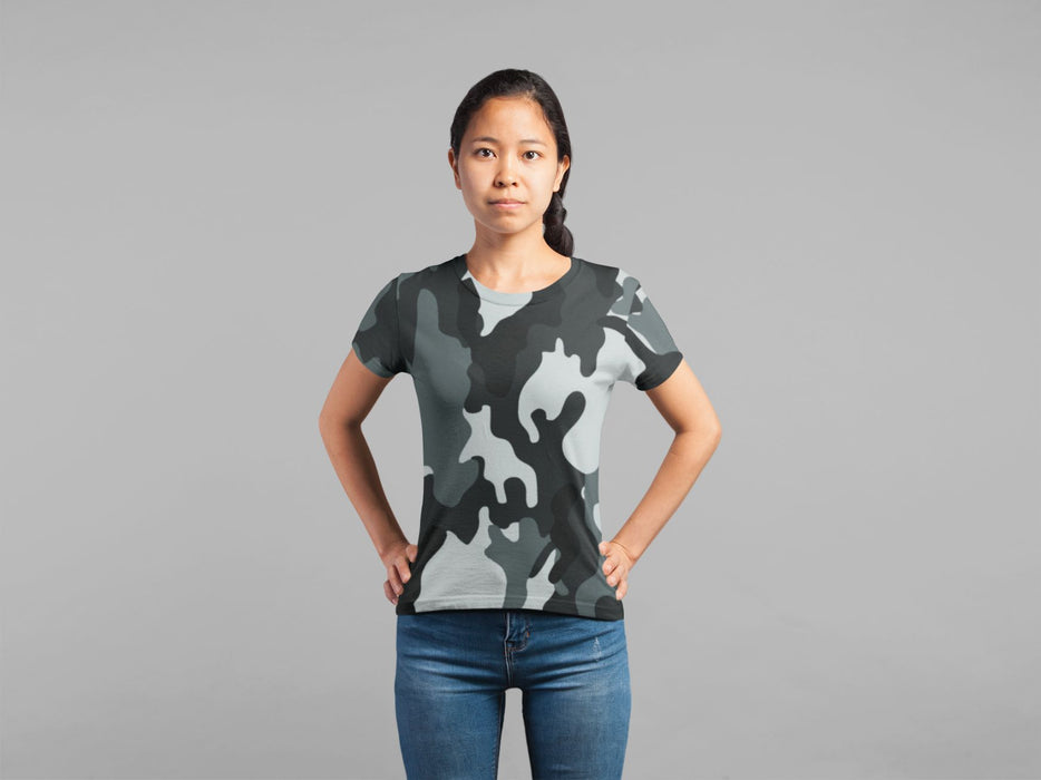 Grey camo Classic Sublimation Women's T-Shirt