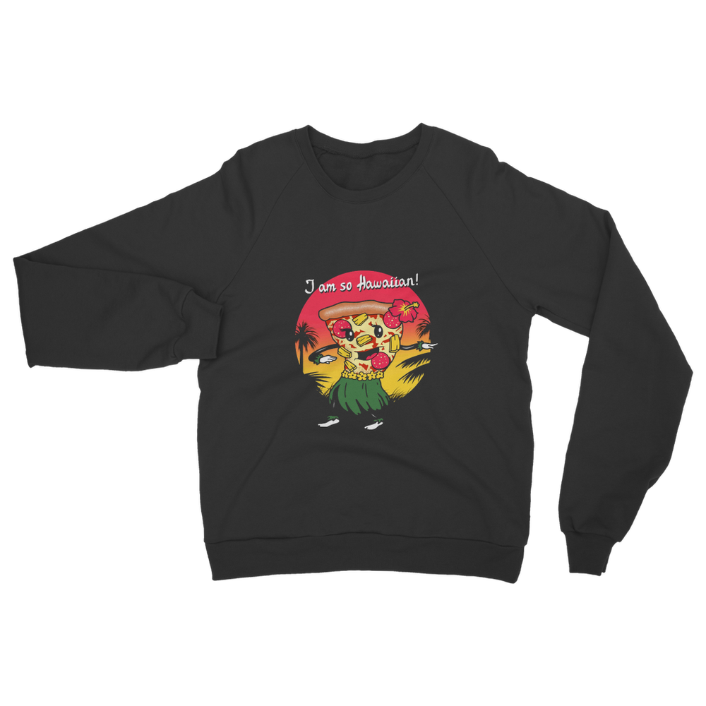 VIRGIN TEEZ Sweat shirt Black / S Hawaiian Pizza Classic Adult Sweatshirt