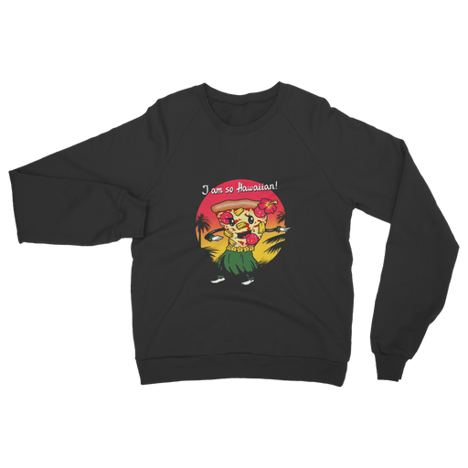 VIRGIN TEEZ Sweat shirt Black / S Hawaiian Pizza Classic Adult Sweatshirt