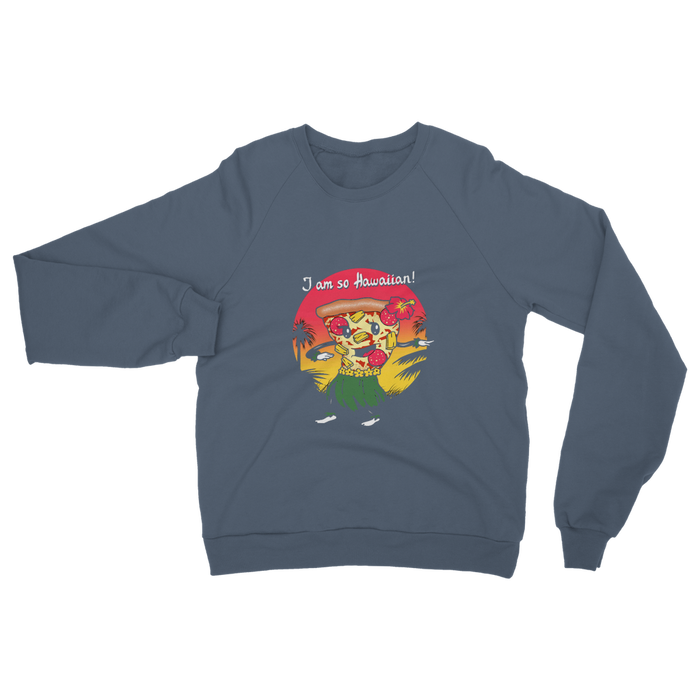 VIRGIN TEEZ Sweat shirt Airforce Blue / S Hawaiian Pizza Classic Adult Sweatshirt