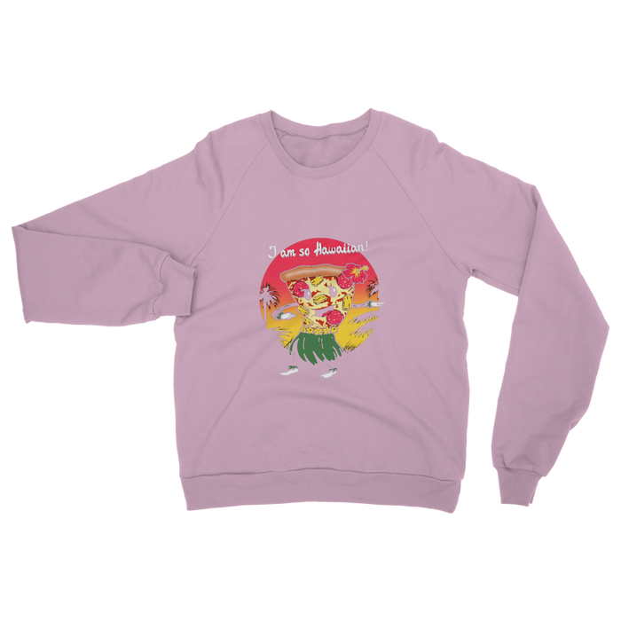VIRGIN TEEZ Sweat shirt Light Pink / S Hawaiian Pizza Classic Adult Sweatshirt