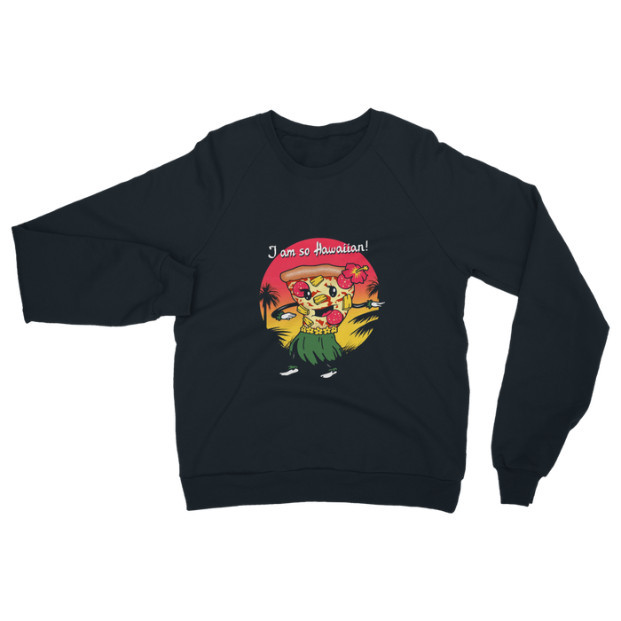 VIRGIN TEEZ Sweat shirt Navy / S Hawaiian Pizza Classic Adult Sweatshirt