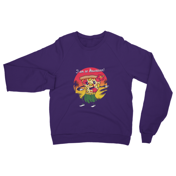 VIRGIN TEEZ Sweat shirt Purple / S Hawaiian Pizza Classic Adult Sweatshirt