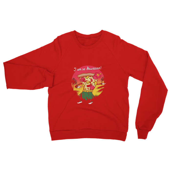 VIRGIN TEEZ Sweat shirt Red / S Hawaiian Pizza Classic Adult Sweatshirt