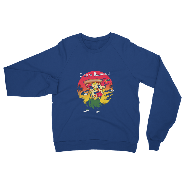 VIRGIN TEEZ Sweat shirt Royal / S Hawaiian Pizza Classic Adult Sweatshirt