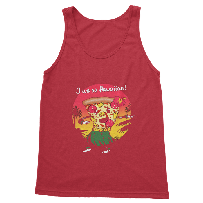 VIRGIN TEEZ Women Tank top Red / S Hawaiian Pizza Classic Women's Tank Top