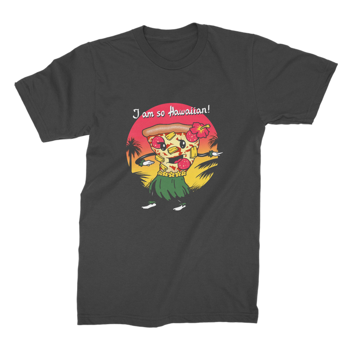 VIRGIN TEEZ Men T-Shirts Black / Male / S Hawaiian Pizza Premium Jersey Men's T-Shirt